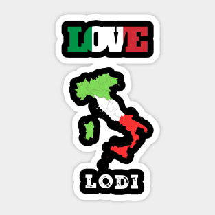 Lodi shirt - lodi maglietta Sticker